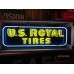 Original U.S. Royal Tires Sign with Neon 60"W x 18"H