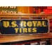 Original U.S. Royal Tires Sign with Neon 60"W x 18"H