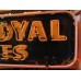 Original U.S. Royal Tires Sign with Neon 60"W x 18"H