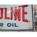 Original Valvoline Painted Neon Sign 70"W x 34"H