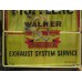 Original Walker Muffler Painted Tin Sign with Neon 42"W x 58"H