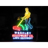 New Weakley Equipment Animated Painted Neon Sign 52"W x 72"H