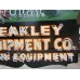 New Weakley Equipment Animated Painted Neon Sign 52"W x 72"H