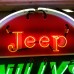 New Jeep Willy's Service Porcelain Neon Sign - 48" Diameter