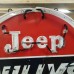 New Steel "Jeep Willy's Service" Porcelain Neon Sign - 48" Diameter