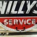 New Jeep Willy's Service Porcelain Neon Sign - 48" Diameter