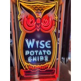 New Wise Potato Chips Porcelain Neon Sign 36"W x 72"H