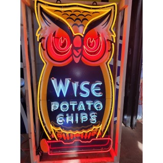 New Wise Potato Chips Porcelain Neon Sign 36"W x 72"H
