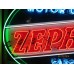 New Zephyr Gas & Motor Oil Painted Neon Sign - 7 Ft W x 5 Ft H